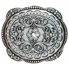 Fibbia Nocona Floral Rhinestones