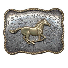 Fibbia Nocona Running Horse