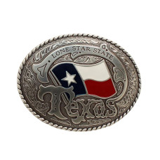 Fibbia Nocona Texas Flag