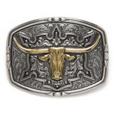 Fibbia Nocona Golden Steer Head