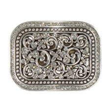Fibbia Blazin Roxx Floral Filigree & Strass