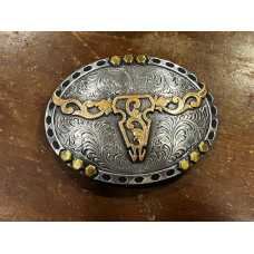 Fibbia Nocona 3 Tone Longhorn