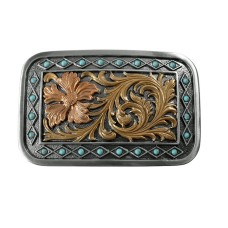 Fibbia Blazin Roxx Flowers TQ Stones Fibbia Blazin Roxx Flowers TQ Stones