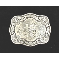Fibbia Nocona Rectangle Cowboy Prayer
