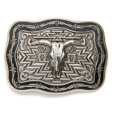 Fibbia Crumrine Longhorn Skull Fibbia Crumrine Longhorn Skull