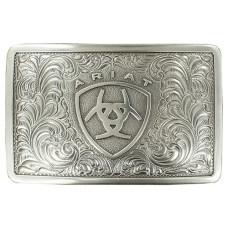 Fibbia Ariat Antique Silver Logo Fibbia Ariat Antique Silver Logo