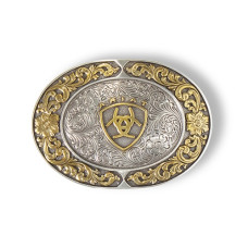 Fibbia Ariat Oval Flowers Design Fibbia Ariat Oval Flowers Design