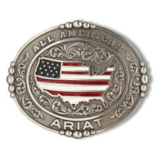Fibbia Ariat All American Flag Silver Fibbia Ariat All American Flag Silver