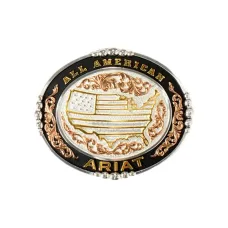 Fibbia Ariat All American Flag Black Fibbia Ariat All American Flag Black