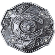 Fibbia Longhorn & Horseshoe