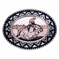 Fibbia Copper Arts Inc Rodeo Bronco