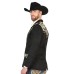 Giacca Blazer Western Ricamato in Ecopelle Scamosciata El General 45647