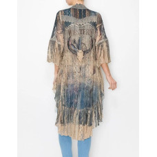 Cardigan in pizzo beige Origami Apparel West Design Cardigan in pizzo beige Origami Apparel West Design