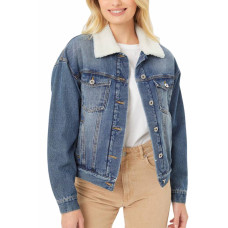 Giacca Sherpa in denim Giacca Sherpa in denim