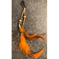 Piuma sfumature dell'arancione per cappello/per capelli Piuma sfumature dell'arancione per cappello/per capelli