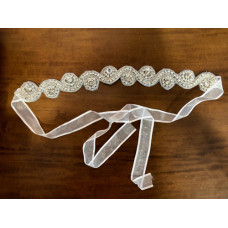 Cinturino Artigianale per Cappello con nastro White Bling Cinturino Artigianale per Cappello con nastro White Bling