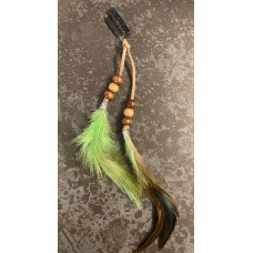 Piuma sfumature del verde per cappello/per capelli Piuma sfumature del verde per cappello/per capelli