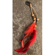 Piuma sfumature del rosso per cappello/per capelli Piuma sfumature del rosso per cappello/per capelli