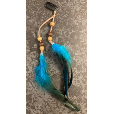 Piuma sfumature del turchese per cappello/per capelli Piuma sfumature del turchese per cappello/per capelli