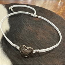 Cinturino Artigianale per Cappello White Heart Cinturino Artigianale per Cappello White Heart