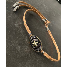 Cinturino Artigianale per Cappello Pelle e Conchos Cinturino Artigianale per Cappello Pelle e Conchos