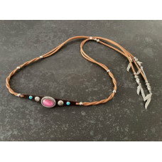 Cinturino Artigianale per Cappello Pelle e Conchos Cinturino Artigianale per Cappello Pelle e Conchos