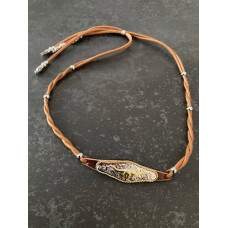 Cinturino Artigianale per Cappello Pelle e Conchos Cinturino Artigianale per Cappello Pelle e Conchos