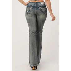 Jeans bootcut Grace in LA Feathers Vintage Wash