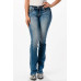 Jeans bootcut Grace in LA Fleur de Lis