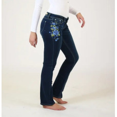 Jeans bootcut Grace in LA Floral Blue