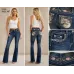 Jeans bootcut Skull Rider SKULL-407 Jeans bootcut Skull Rider SKULL-407