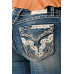 Jeans bootcut Grace in LA Leather Design Jeans bootcut Grace in LA Leather Design