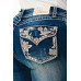 Jeans bootcut Grace in LA Flowers Jeans bootcut Grace in LA Flowers