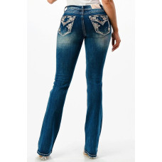 Jeans bootcut Grace in LA Flowers Jeans bootcut Grace in LA Flowers