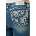 Jeans bootcut Grace in LA Paisley Pockets Jeans bootcut Grace in LA Paisley Pockets