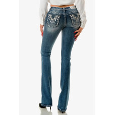 Jeans bootcut Grace in LA Feather Necklace Jeans bootcut Grace in LA Feather Necklace