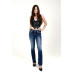 Jeans bootcut Grace in LA Floral Western Design