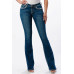 Jeans bootcut Grace in LA Cowhead Embellishment