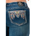 Jeans bootcut Grace in LA Multi Color Longhhorn