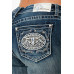Jeans bootcut Grace in LA Longhorn Buckle Design