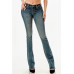 Jeans bootcut Grace in LA Skull and Feathers