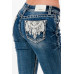 Jeans bootcut Grace in LA Aztec Feathers Jeans bootcut Grace in LA Aztec Feathers