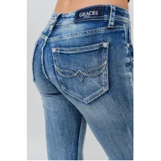 Jeans bootcut Grace in LA Simple Stitches