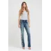 Jeans bootcut Grace in LA Ricamo Laterale