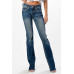Jeans bootcut Grace in LA Feather Embellishment