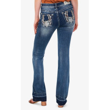 Jeans bootcut Grace in LA Horseshoe Embellishment