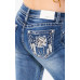 Jeans bootcut Grace in LA Steer Head & Feathers