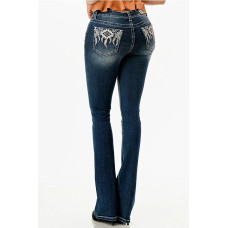 Jeans bootcut Grace in LA Aztec Feathers Jeans bootcut Grace in LA Aztec Feathers