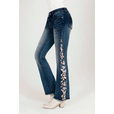 Jeans bootcut flare Grace in LA Floral Side Seam Jeans bootcut flare Grace in LA Floral Side Seam