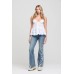 Jeans bootcut flare Grace in LA Flowers Jeans bootcut flare Grace in LA Flowers